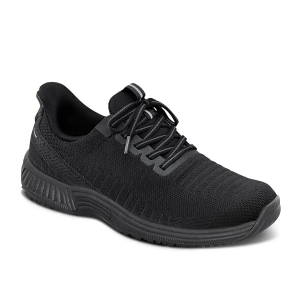 Orthofeet Women's Kita Hands Free Sneakers 80016 - Black - Picture 1 of 6